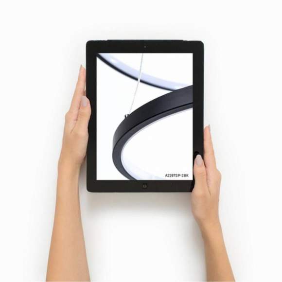 Подвесная люстра с пультом ДУ Arte Lamp Frodo A2197SP-2BK