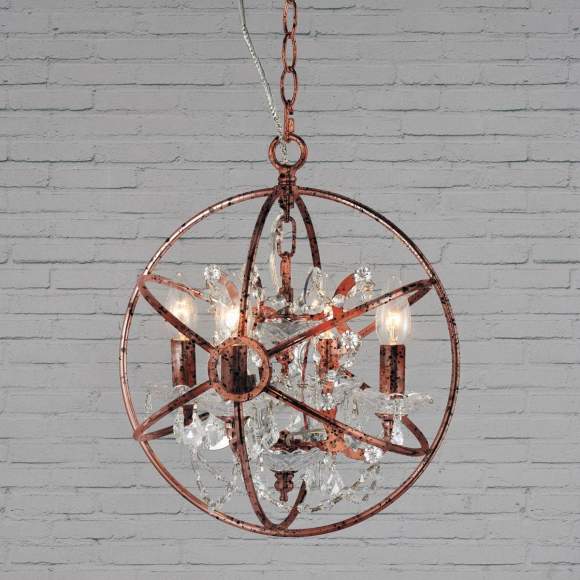 Loft1897/4 Подвесная люстра Loft IT Crystal Orb