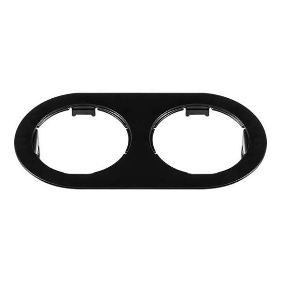 214657 Рамка для двух встраиваемых светильников Lightstar Double Round серии Domino 214657 Рамка для двух встраиваемых светильников Lightstar Double Round серии Domino