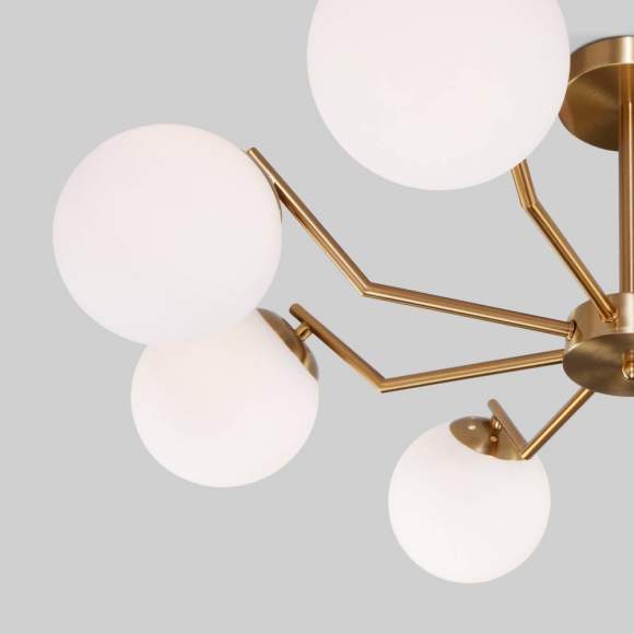 Потолочная люстра ЕВРОСВЕТ Frost 70154/8 латунь (a057068)