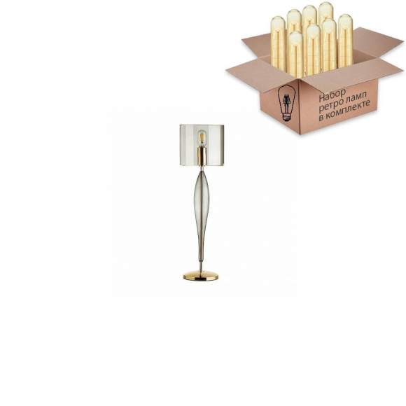 Настольная лампа с лампочкой Odeon Light Tower 4850/1T+Retro Lamps T30/T32 Настольная лампа с лампочкой Odeon Light Tower 4850/1T+Retro Lamps T30/T32
