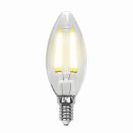 Филаментная светодиодная лампа E14 6W 3000K (теплый) Air Uniel LED-C35-6W-WW-E14-CL GLA01TR (UL-00002196)