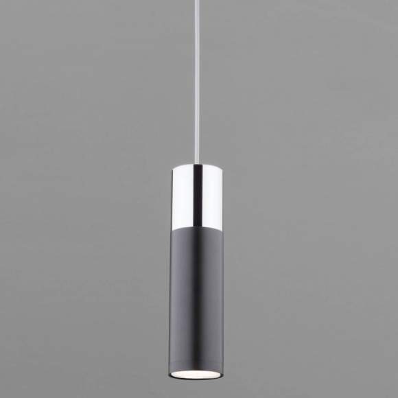 50135/1 LED хром/черный Светодиодный подвесной светильник ЕВРОСВЕТ Double Topper 50135/1 LED хром/черный Светодиодный подвесной светильник ЕВРОСВЕТ Double Topper