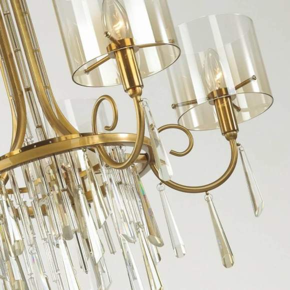 Подвесная люстра Odeon Nicole с лампочками 4886/5+Lamps E14 Свеча Подвесная люстра Odeon Nicole с лампочками 4886/5+Lamps E14 Свеча