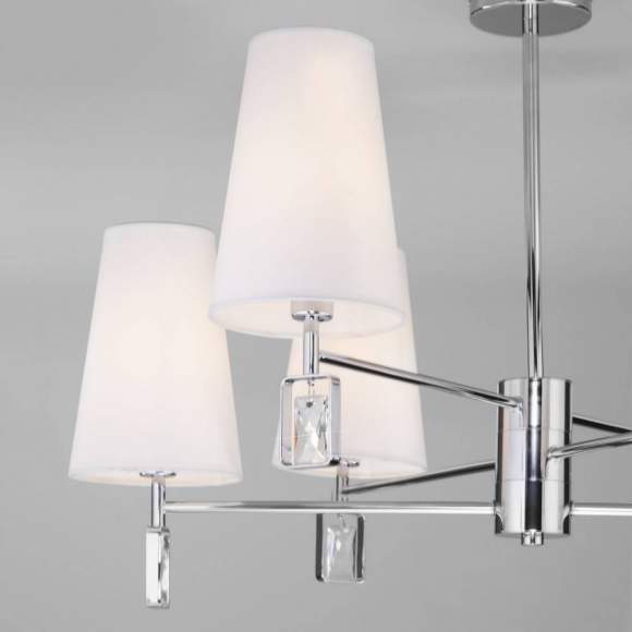 Люстра на штанге Eurosvet Milazzo 60137/6 хром (a060125)