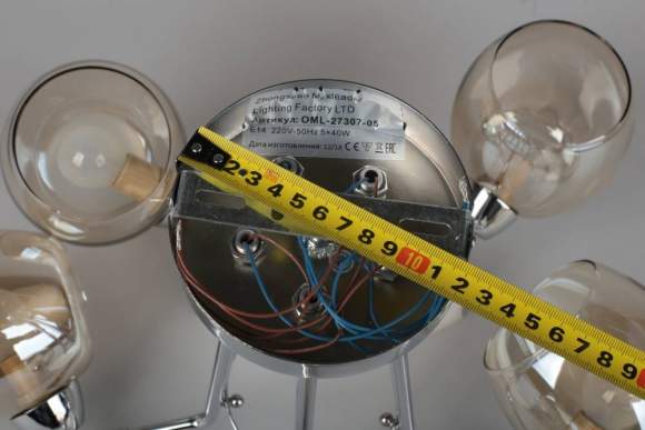 OML-27307-05 Потолочная люстра Omnilux Tesero